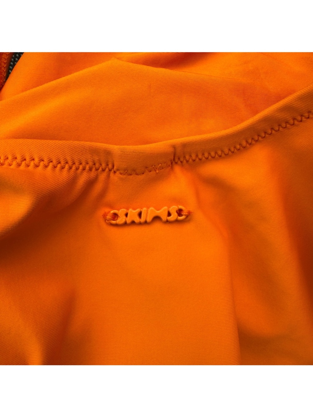 SKIMS, Signature Swim, Scoop Neck One Piece, Tangerine, Small, Like New! 🍊🧡 - Picture 6 of 7